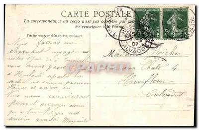 LION-sur-MER — Strand, westkant — Collection AD — Achterkant