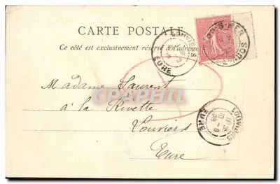 Lion-sur-Mer (Calvados) — Villa Pierre Lescot — editore L. Bréchet, Deposito Caen — Verso