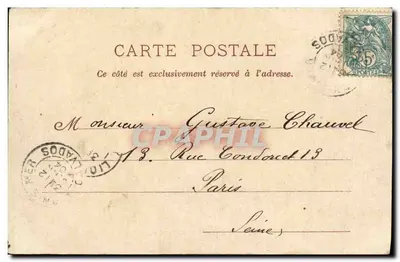 Lion-Hermanville — De Chalets — G. Jeanne, uitgever, Lion-sur-Mer — Achterkant