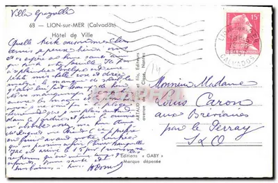 Hôtel de Ville — Lion-sur-Mer (Calvados) — Gaby, éditeur — Rewers