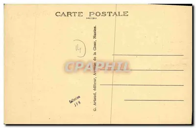 LION-sur-MER (Calvados) — El Monumento a los Caídos por la Patria — G. Artaud, editor, Nantes — Reverso
