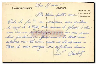 Lion-sur-Mer — O Grande Hotel da Praia — LL — Verso