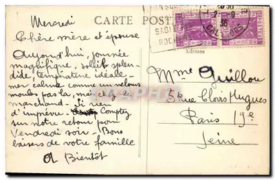 Lion-sur-Mer — O Castelo — Ed. H. Bralé, n° 10 bis — Verso
