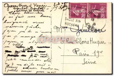 LION-sur-MER — Widok na plażę z przeciwnego światła — Contre-Jour, n°21 — Rewers