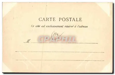 LION-SUR-MER (Calvados) — De kasteelpad — Uitgever J. Bréchet Caen-Dijon — Achterkant