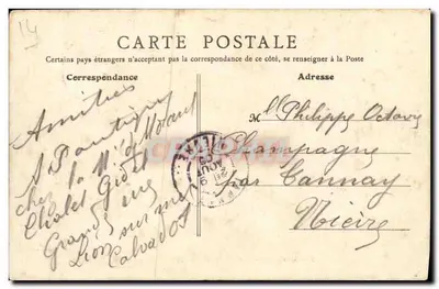 Lion-sur-Mer (Calvados) — Digue-Promenade — B. F., París 2e — Reverso