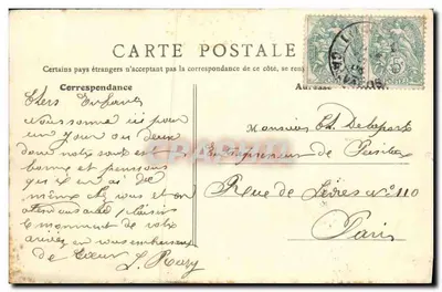 Lion-sur-Mer (Calvados) - Plaża, strona wschodnia — B.F., Paris, n°8 — Rewers