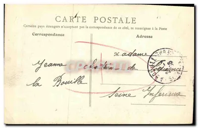 Lion-sur-Mer (Calvados) - Groep chalets, westzijde — B. F., Parijs, n°23 — Achterkant