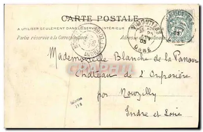 Lion-sur-Mer — Invoer van het Kasteel — La C.P.A. — Achterkant