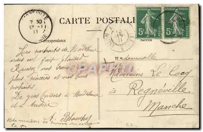 Lison — Estrada de Ste-Marguerite — Hotel do Café J. BURKEL — Verso