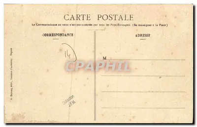 Zamek w Calvadosie - Litteau - La Carrière — Rewers