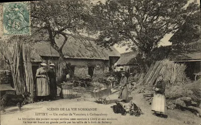 लिट्री — कैथियूब्रे में एक बैग बनाने की दुकान — A.D. 61