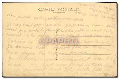 LITTRY-les-MINES — Droga do Bayeux — Café-Restaurant J. Tis — Rewers