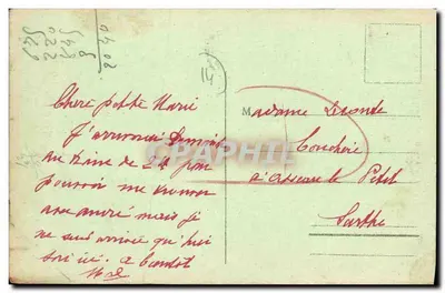 Livarot (Calvados) aos Seus Heróis (Guerra 1914-1918) — Monumento aos Mortos — editor Fillion, Lisieux — Verso