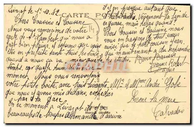 Livarot (Calvados) — Praça Paul-Banaston — Gaby, L. W. 1282 — Verso