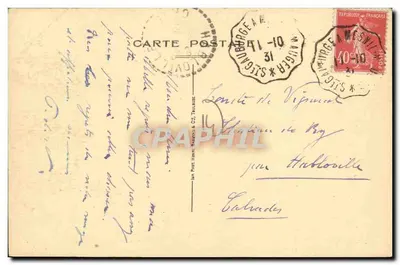 Castelo de Neuville — Livarot — Editor: Livarot — Verso