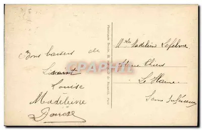 LIVAROT — Rua de Vimoritiers e Escola dos Meninos — Imp. e lib. Crouillebois — Verso