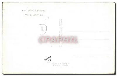 Livarot (Calvados) — Widok panoramiczny — Gaby — Rewers