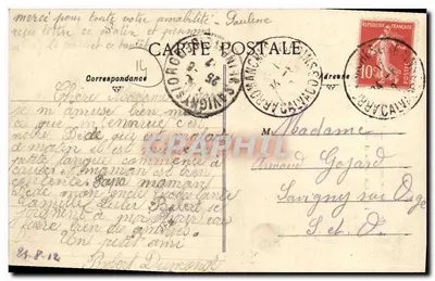 Okręgi Arromanches — LONGUES — Mała Szwajcaria i Jezioro — Zbiór Girard — Rewers