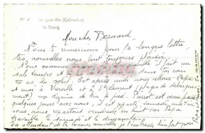 Lorgueville (Calvados) — Le Bourg — H. Hozz, nr 4 — Rewers