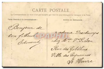 CAEN — Wnętrze Kościoła Maladrerie — L. D. — Rewers