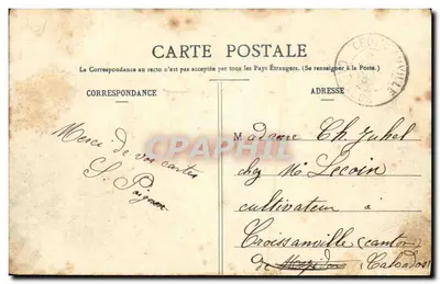 Manneville-la-Pipard - Krzyż i kaplica — Okolice Pont-l'Évêque — Cliché Ozange, fotolib., Pont-l'Évêque — Rewers