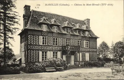 Marolles (Calvados) — Castelo do Mont-Hérault (século XVI) — A.G. n°179