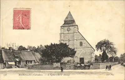 Marolles (Calvados) — A Igreja (Século XVI) — ND Phot