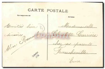 Marolles - A Prefeitura — Editor Bellhaut, n°8 — Verso