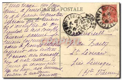 Marolles (Calvados) - O Castelo de St Germain — Buchard, Châtel, Edições fot. Liekoux — Verso