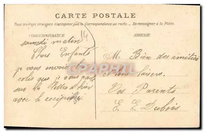 Le Mesnil-Durand — A Igreja — E. Féron, Editor, Caen — Verso