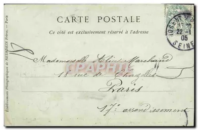Castelo de Ménil-Guillaume — Século XVII — Librairie-Papeterie Albert GRENTÉ, 10 Rue Pont-Mortain — LISIEUX — Verso