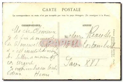 Calvados - Castelo de Mesnil-Guillaume — Editor não visível, número de série ilegível — Verso