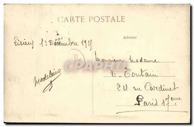 MESNIL-MAUGER (Calvados) — Krzyż i Jaskinia — Fillion, wydawca, Listeux — Rewers