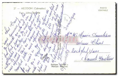 Rue Jules-Guesde — Mezidon (Calvados) — Edizioni GATY, n°37 — Verso
