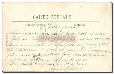 Mézidon (Calvados) — A Estação — Edição Levieux — Verso