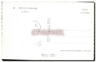 La Dives — Mézidon (Calvados) — Artalid en zoon, Nantes — Achterkant