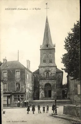 Mézidon (Calvados) — A Igreja — Édit. Fillion em Lisleux