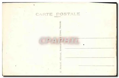 Bilhete postal antigo Mezidon Le Bourg Coiffeur — Verso