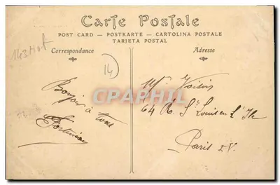 Mittois (Calvados) — O Velho Castelo (século XII) — Livraria Dumaine — Verso
