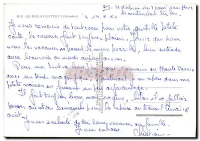 ले मोले-लिट्री - चर्च, स्क्वायर, सड़क और एक खनन टनल का दृश्य - प्रकाशक एमी — पीछे