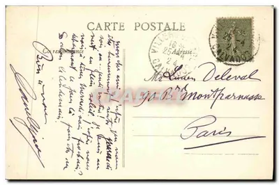 Monts-en-Bessin — O Velho Castelo — Verso