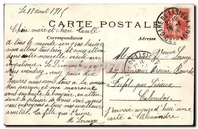 Moyaux (Calvados) — Le Bourg N° 1 — Edição Ch. Godey, cliché Baroud — Verso