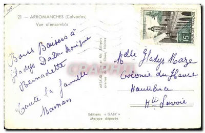 Arromanches — vue d'ensemble — éditeur Gaby — Rewers