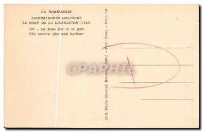 Arromanches-les-Bains — Port Zwycięstwa (1944) — Arrollibe — Rewers