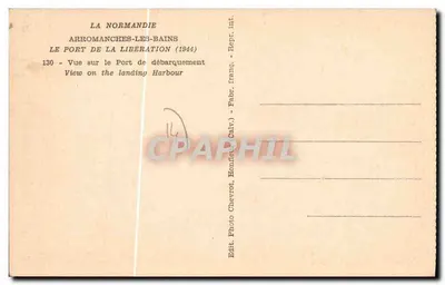 Arromanches-les-Bains — Il porto della liberazione (1944) — Affolite — Verso