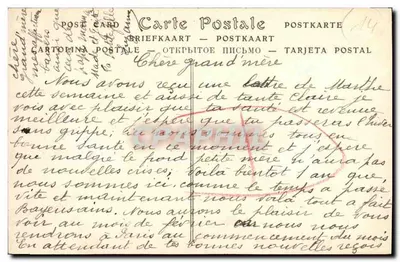 Arromanches-les-Bains — Ogólny widok z drogi do Bayeux — ND Pbot. — Rewers