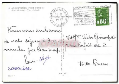 Arromanches-Port Winston — Vista general — Artaud Frères, XN 157 — Reverso