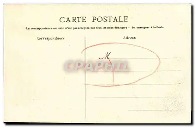 Arromanches — Wielka przystań przy niskiej wodzie — C.P.B. n°53 — Rewers