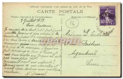 Arromanches-les-Bains — La Digue i plaża — G. Arthaud, wydawca, nr 4 — Rewers